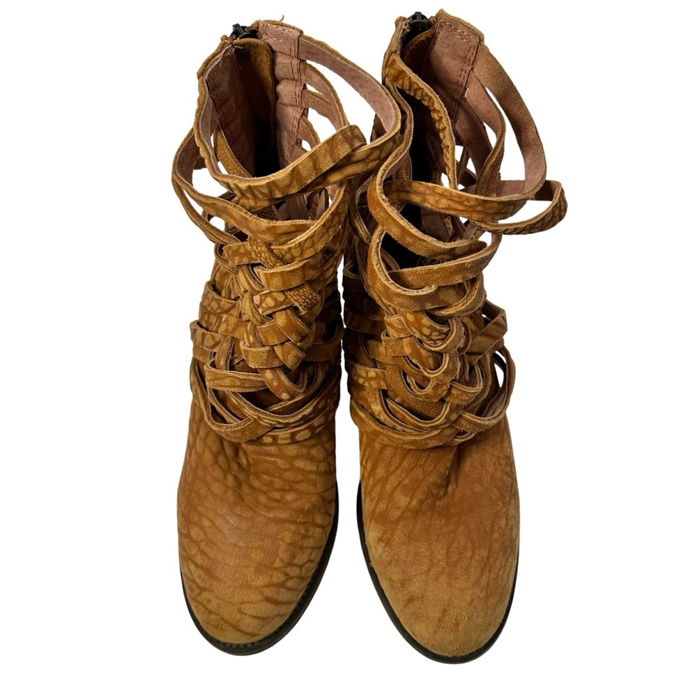 Free People Woven Leather Booties - Picture 7 of 8
